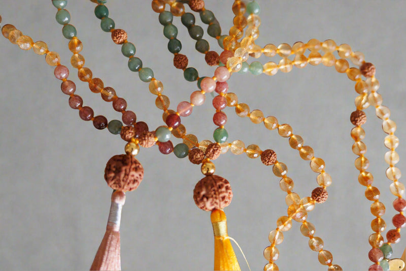 Limited Edition Mala: Adit Guru Budh - Sun, Jupiter and Mercury Mala