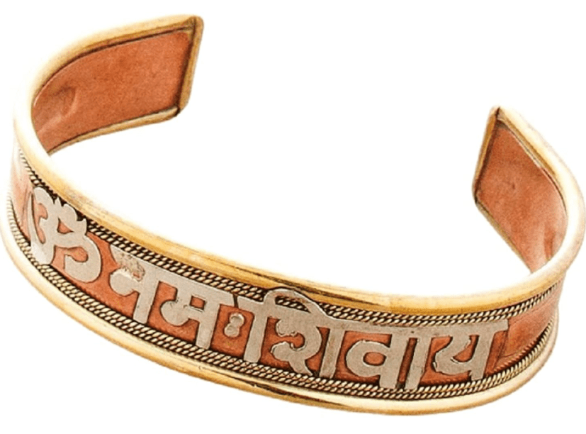 Bracciale Rame Om Namah Shivaya: Unisex, Fatto A Mano In Nepal – Gioiello Per Yoga E Meditazione - 3