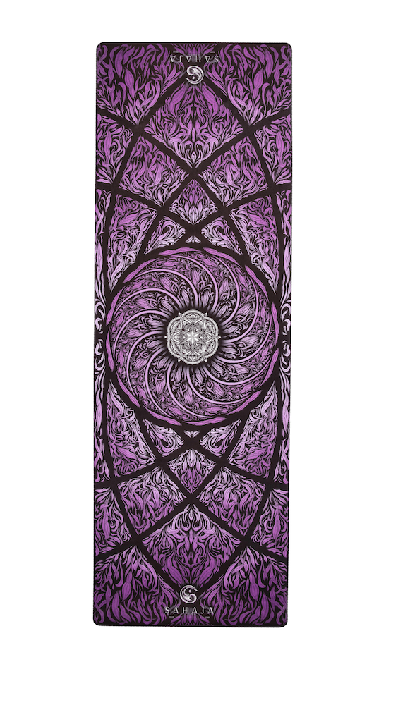 Fibonacci Spirals Travel Yoga Mat