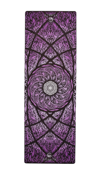 Fibonacci Spirals: Extra Wide Resident Yoga Mat