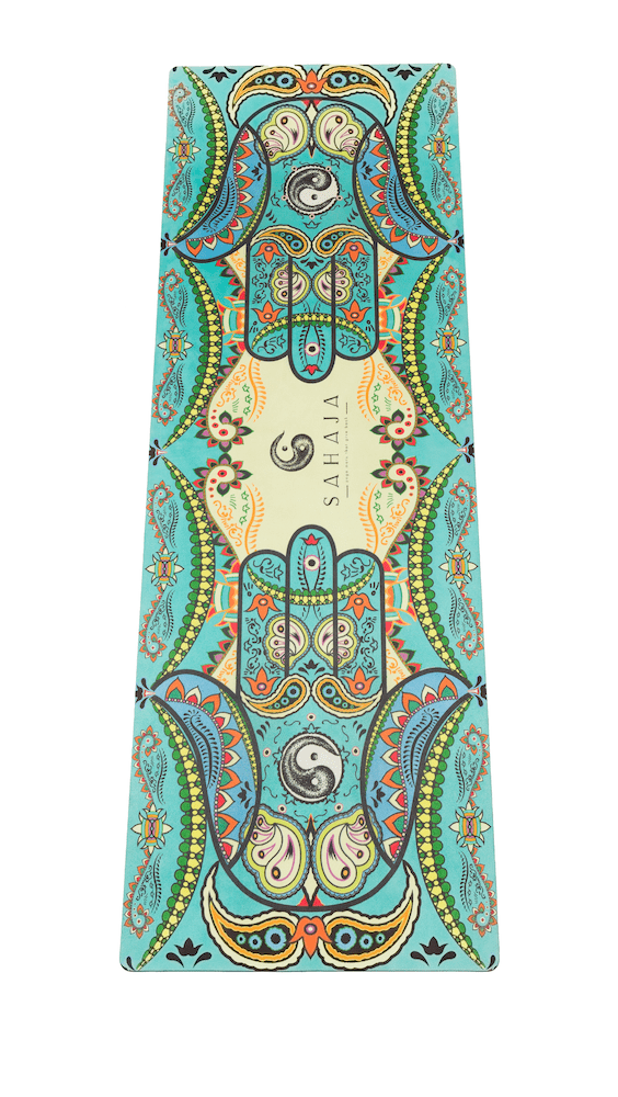 Sahaja Yoga Mats: Luxury Eco Friendly High Performance Hamsa Hand